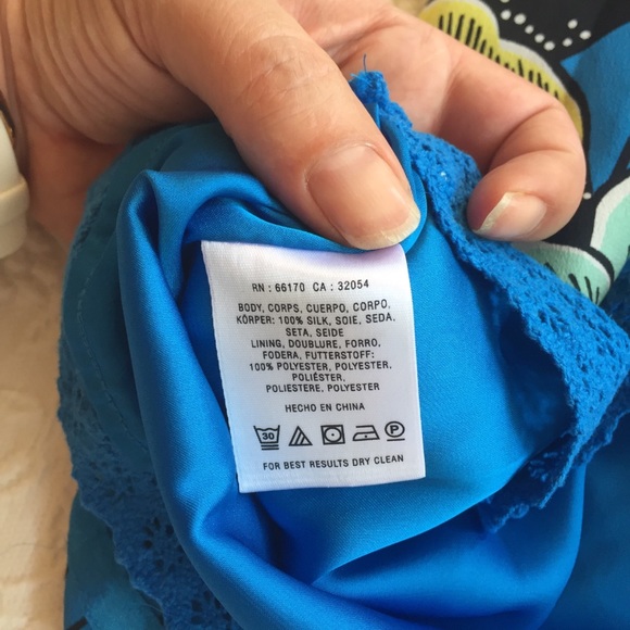 Anthropologie Sariah Palma Silk Floral Dress Sz 2 - Picture 6 of 6